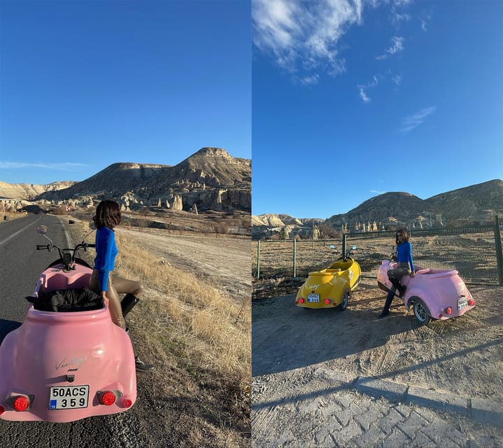 From Göreme: Cappadocia Electric Trike Tour - Çavuşin village stop: cave houses, an old church, and rock dovecotes