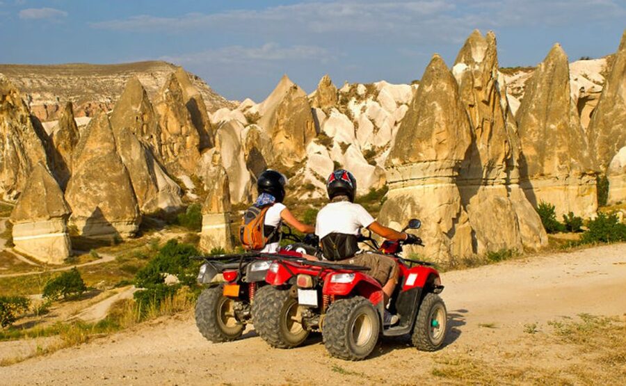 From Göreme: Cappadocia Valleys at Sunset ATV Tour - Price and value: $59 for 2 hours on a quad