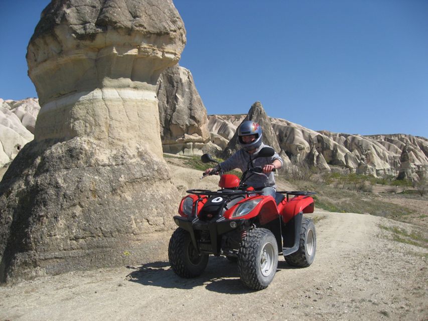 From Göreme: Cappadocia Valleys at Sunset ATV Tour - ATV time in Cappadocia’s valleys: Red, Love, Rose