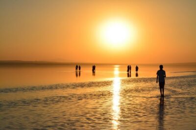 Salt Lake Tour at Sunset