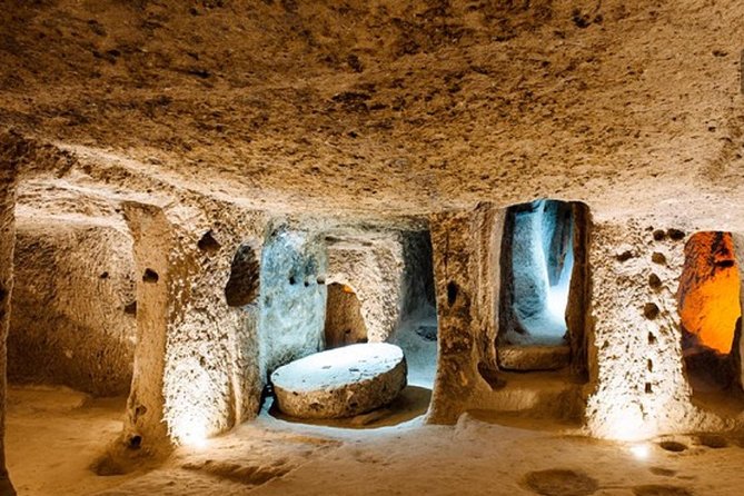 Full Day Cappadocia Tour( Red Tour + Underground City ) - Pasabag Vadisi (Monks Valley): fairy chimneys in a vineyard setting