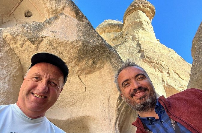 Full Day Small Group North Tour of Cappadocia - Pasabag (Pasha’s Vineyard): cone-shaped fairy chimneys up close