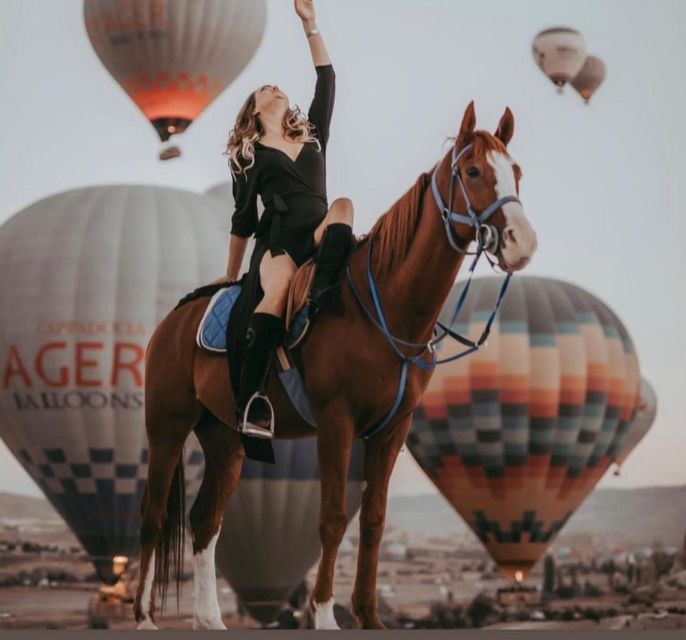 Goreme: Cappadocia Horse Riding Tour with Transfers - Sunset riding, refreshments, and photos taken on your phone