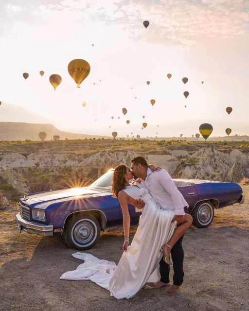 Göreme: Cappadocia Photoshoot Tour w/ Vintage Car - From Hotel Pickup to Dress Ready the Day Before