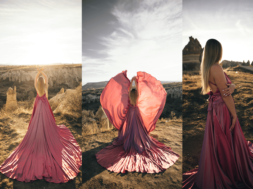 Göreme: Cappadocia Satin Flying Dress Rental - Key things to know before you rent