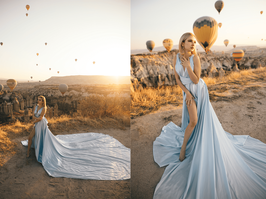 Göreme: Cappadocia Satin Flying Dress Rental - Sunrise and sunset timing, and why it is tied to the rental