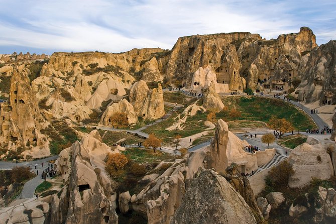 Goreme Open Air Museum and All Highlights of North Cappadocia - Uchisar Castle photo stop: a quick rock castle moment