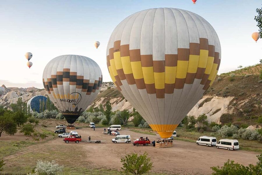 Göreme: Sunrise Hot Air Balloon Ride over Cappadocia - After Landing: Champagne Sparkling Wine and Your Certificate