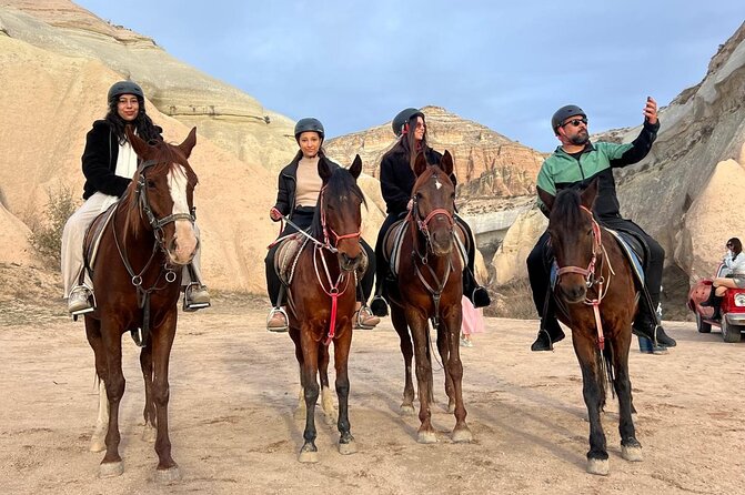 Horse Riding in Cappadocia - Rose Valley sharp edges and the moment Red Valley appears ahead