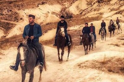 Horse Riding in Cappadocia through fairy chimeys