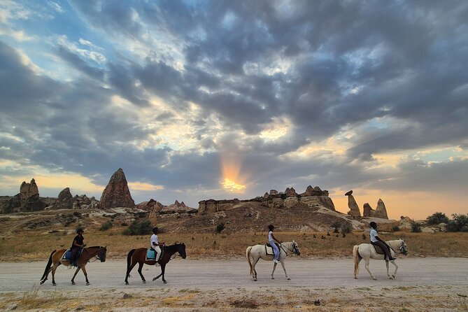 Horseback Tour in Cappadocia Valleys and Transfers - Getting safety gear and an English-speaking guide