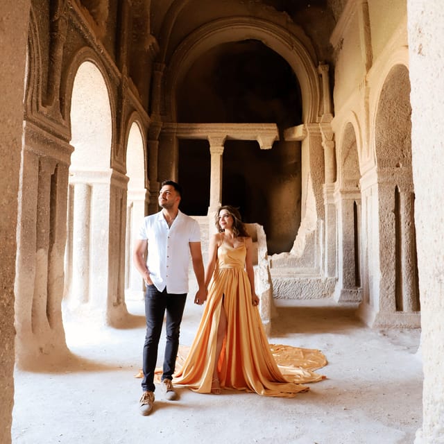 LONG FLYING DRESS FOR RENTAL CAPADOCIA - The 2-hour Cappadocia photo time: plan around your shoot