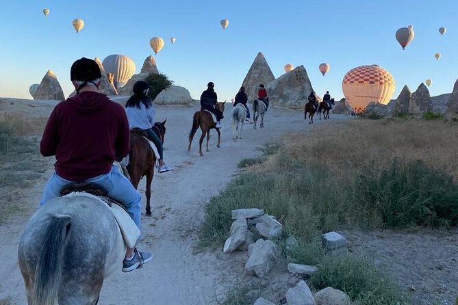 Magical horse ride with balloon in Cappadocia - The route: Valley of Love, White Valley, and Honey Valley options