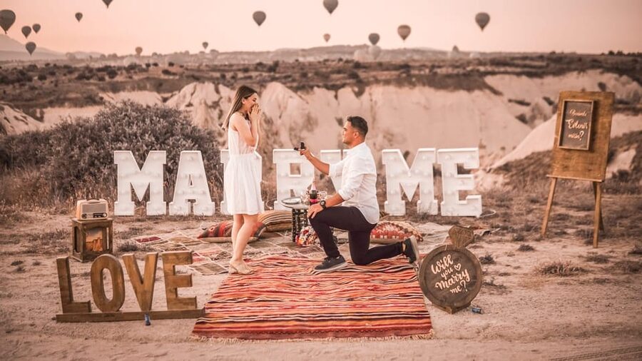 Marriage Proposal Surprise & Engagement in Cappadocia - Key details that make this proposal plan work