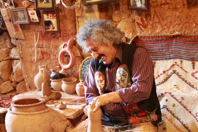 Pottery Workshop in Cappadocia - The Instructor Demo and the Pottery Story You Get Alongside It