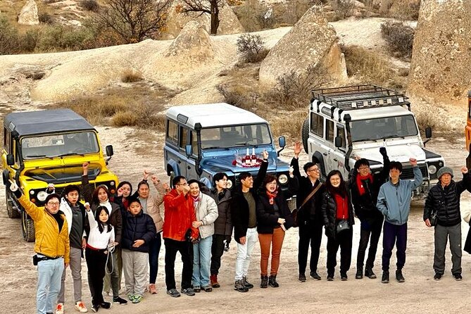 Private Cappadocia Sunset or Sunrise Jeep Safari with Champagne - Red Valley at the end: where the colors land