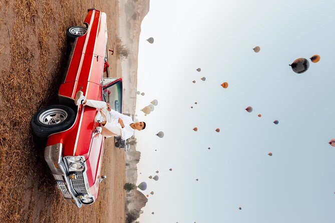 Private Classic Car Tour in Capadoccia with Pick Up - Red Valley stop: sunrise and sunset viewpoints near fairy chimneys