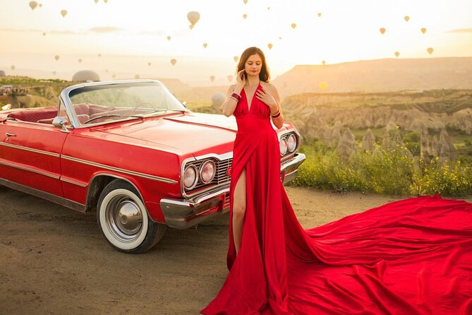 Private Classic Car Tour in Cappadocia with Balloon View - Stop 3: Love Valley, the balloon-photo hotspot