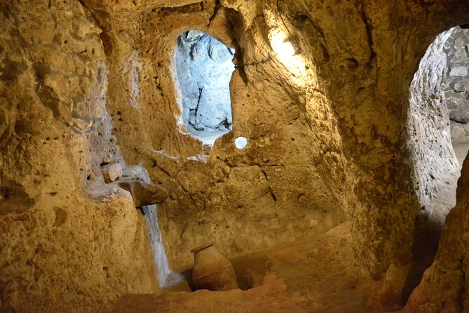 Private Kaymaklı And Derinkuyu Underground Cities Tour - Kaymaklı Underground City, practical wonder under volcanic rock
