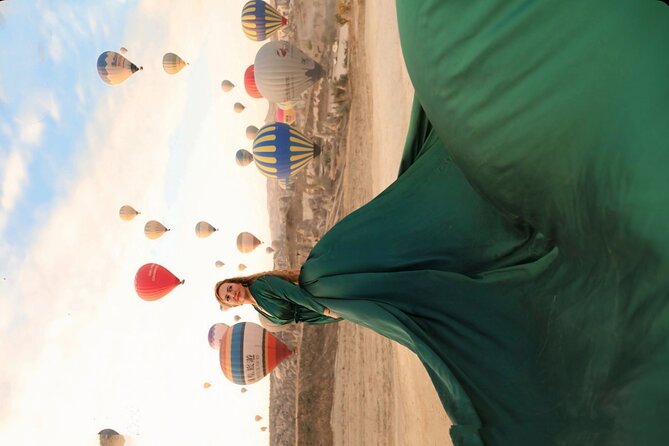 Private Photo Shoot in Cappadocia with Transportation - Flying dress and real posing coaching, the difference between awkward and amazing