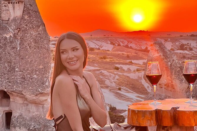 Romantic Cappadocia Sunset Dinner and Wine - Wine tasting in a classic sunset frame