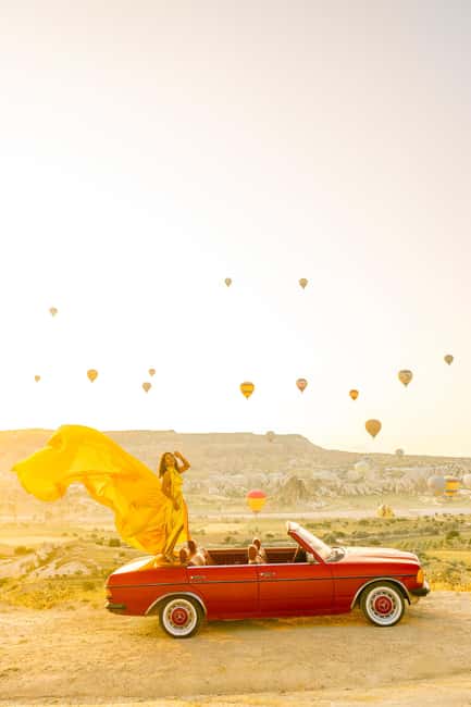 Sunrise Balloon Viewing with Classic Car –Magical Cappadocia - Price and value: what $94 really buys in a private 4-person car
