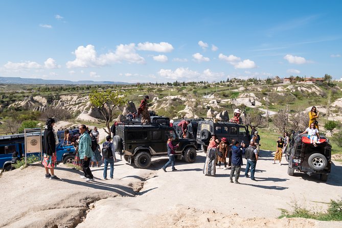 Sunset Jeep Safari in Cappadocia - Ortahisar panorama and the Hallac Hospital Monastery