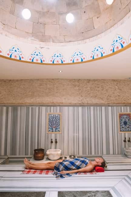 Turkish Bath-Hammam with Peeling and Foam Massage Cappadocia - Navel stone and fountains: the heat stage you cannot skip