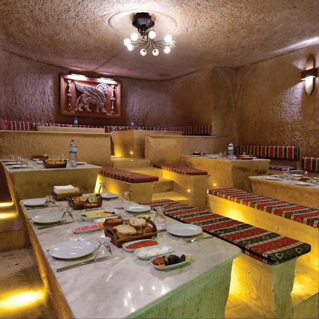 Turkish Night Show At Cave Restaurant Including Transfer - Dinner in the Cave: 3 Courses, Main Choices, and Drink Power
