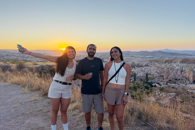 Walk Like a Monk in Medieval Cappadocia - Red Valley: rose-colored rock and the sunset window